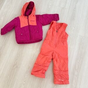 Columbia Toddler Snow Bib Set